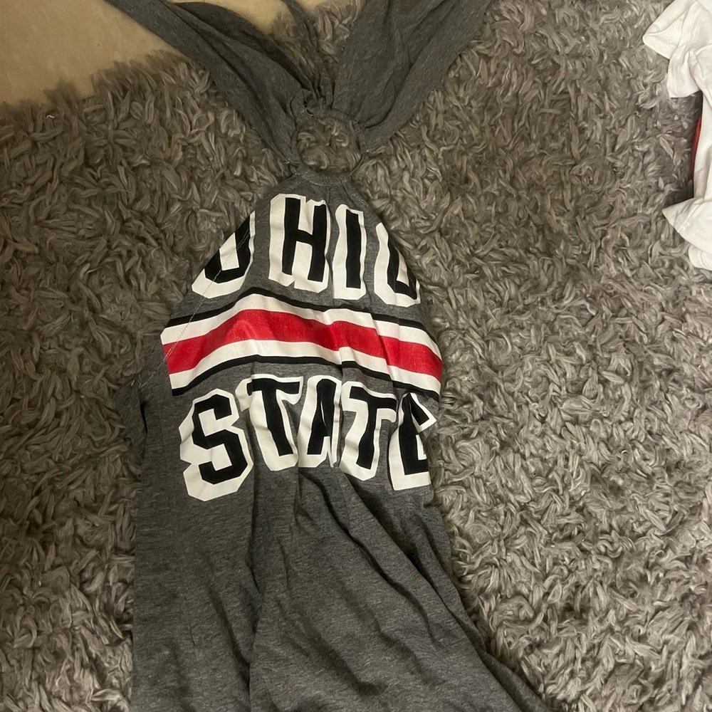Ohio State Cutout Dress